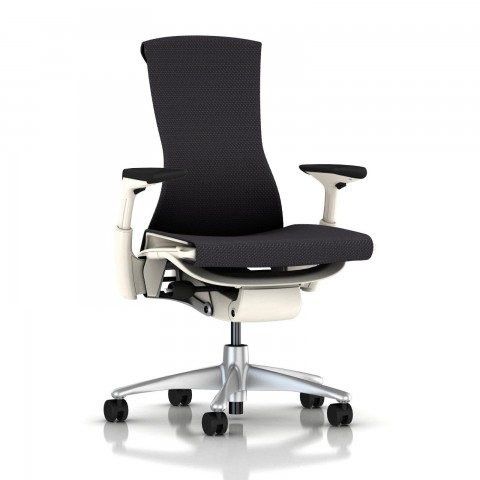 Embody Chair - White / Titanium, Carbon Balance Front
